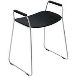 Hewi 950 tabouret de douche 950.51.3024090 noir profond, avec poignées latérales