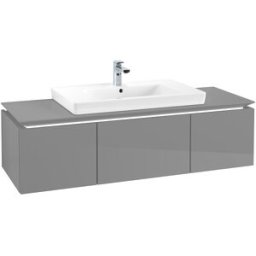 Villeroy und Boch Villeroy & Boch Legato Villeroy & Boch B698L0FP 140x38x50cm, avec éclairage LED, Glossy Grey