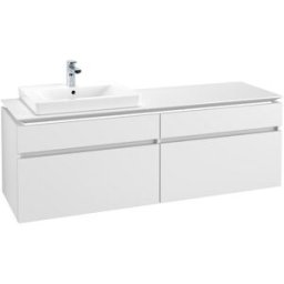 Villeroy und Boch Villeroy & Boch Legato Villeroy & Boch B689L0MS 160x55x50cm, avec éclairage LED, White Matt
