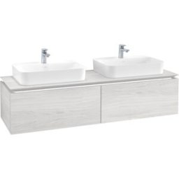 Villeroy und Boch Villeroy & Boch Legato Villeroy & Boch B767L0E8 160x38x50cm, avec éclairage LED, White Wood