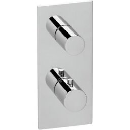Herzbach jeu de finition Logic XL 11.521005. 2000 .01 module de thermostat Universal , tableau de bord carré, chrome