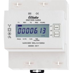 Compteur d'énergie Wolf 2748849 triphasé, avec interface S0