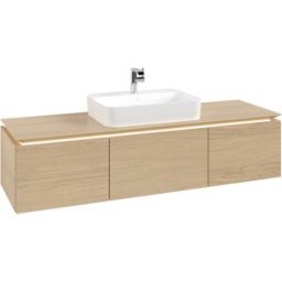 Villeroy und Boch Villeroy & Boch Legato Villeroy & Boch B761L0VJ 160x38x50cm, avec éclairage LED, Nordic Oak