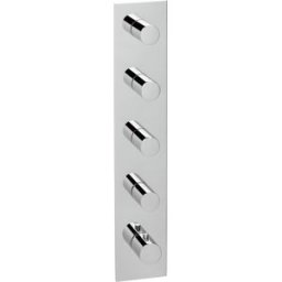 Herzbach jeu de finition Logic XL 11.524005. 2000 .01 module de thermostat Universal , tableau de bord carré, chrome