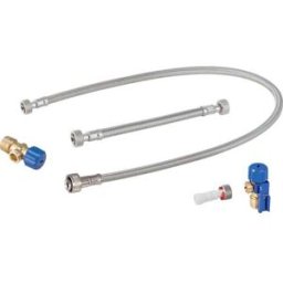 kit de raccordement d'eau Geberit 131013001 Hauteur 101 cm, pour modules sanitaires WC , raccordement d'eau en bas