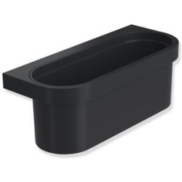 Hewi System 800 panier de douche 800.03.30060CV 250x90x106mm, insert en plastique, noir mat profond