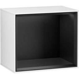 Villeroy und Boch Villeroy et Boch module d' Finion G590PDGF 41.8x35.6cm, borne de charge, emotion, étagère noir mat, laqué blanc brillant