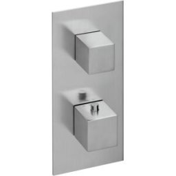 Herzbach Logic XL Herzbach Universal module thermostat Universal , tableau de bord carré, Inox brossé