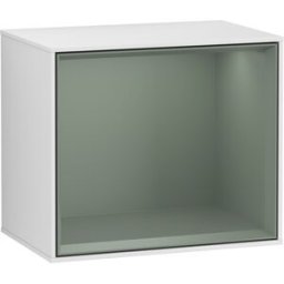 Villeroy und Boch Villeroy et Boch module d' Finion Villeroy et Boch FD10GMMT 41,8x35,6x27cm, étagère olive mat, laqué blanc mat