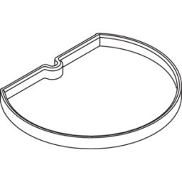 Hewi anneau insert 51876 pour poubelle 477.05.100