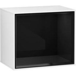 Villeroy und Boch Villeroy et Boch module d' Finion Villeroy et Boch FD10PHGF 41,8x35,6x27cm, étagère noir brillant, laqué blanc brillant