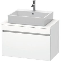 Duravit DuraStyle vasque DS530201818 80 x 47,8 cm, blanc mat, pour console, 2000 coulissant