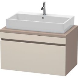 Duravit DuraStyle vasque DS531309143 90 x 54,8 cm, taupe / basalte mat, pour console, coulissant 2000