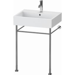 Duravit Vero console en métal 0030751000 pour lavabo largeur 700mm, chrome
