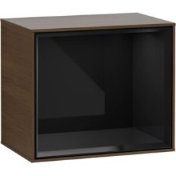 Villeroy und Boch Villeroy et Boch module d' Finion G580PHGN 41.8x35.6x27cm, Emotion, étagère Noir brillant, placage noyer