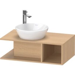 D-Neo Duravit vasque DE491803030 80 x 48 cm, chêne naturel, 2000 , compartiment 2000 , plaque console match2