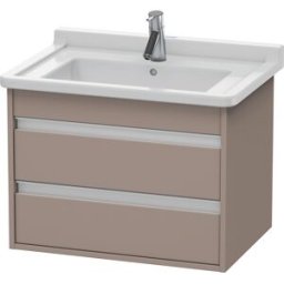 Ketho Duravit vasque KT664304343 65 x 45,5 cm, basalte mat, 2 tiroirs, suspendu