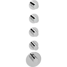 Herzbach Logic XL Herzbach Logic XL 11.524015. 2000 .01 module thermostat Universal , 5 Universal tableau de bord ronds Universal chrome