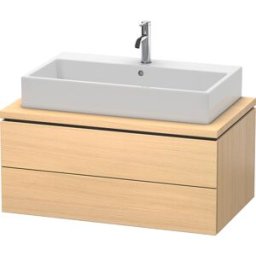 L-Cube Duravit vasque LC581807171 92 x 54,7 cm, chêne méditerranéen, pour console, 2 tiroirs