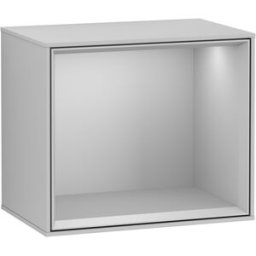 Villeroy und Boch Villeroy et Boch module d' Finion F590GJGJ 41.8x35.6x27cm, station de charge, étagère gris clair, gris clair mat
