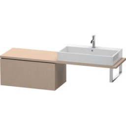 Duravit L-Cube meuble bas LC582407575 82 x 47,7 cm, lin, pour console, 2000 coulissant