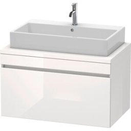 Duravit DuraStyle vasque DS531302218 90 x 54,8 cm, blanc brillant / blanc mat, pour console, coulissant 2000