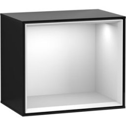 Villeroy und Boch Villeroy et Boch module d' Finion G580MTPH 41.8x35.6x27cm, Emotion, étagère White Matt , Glossy Black Lacquer