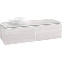 Villeroy und Boch Villeroy & Boch Legato Villeroy & Boch B613L0E8 140x38x50cm, avec éclairage LED, White Wood