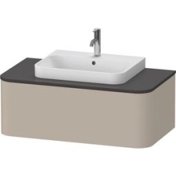 Duravit Happy D.2 HP494106060 35,4 x 100 x 55 cm, coulissant 2000 , console, pour Vasques à poser , taupe Vasques à poser mat