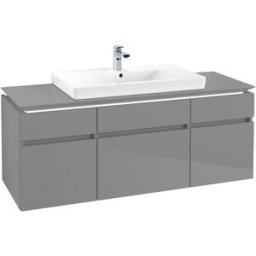 Villeroy und Boch Villeroy & Boch Legato Villeroy & Boch B699L0FP 140x55x50cm, avec éclairage LED, Glossy Grey