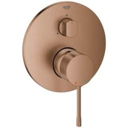 Grohe Essence set de finition 24169DL1 ferrure à encastrer avec inverseur 3 voies, brossé coucher de soleil chaud