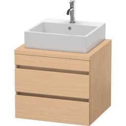 Duravit DuraStyle meuble sous-vasque DS531503030 60 x 54,8 cm, Eiche natur , pour console, 2 tiroirs