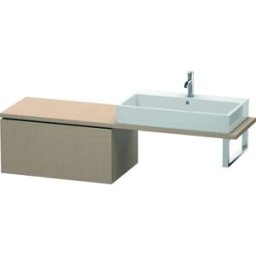 Duravit L-Cube meuble bas LC583407575 82 x 54,7 cm, lin, pour console, 2000 coulissant