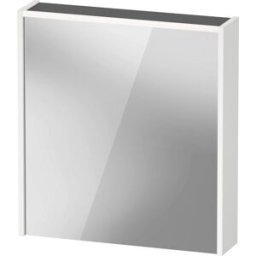 Duravit D-Code armoire à glace DC7105R18181000 650x700 mm, blanc mat, avec éclairage et prise E
