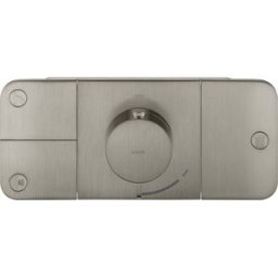Hansgrohe Axor One kit de montage final 45713800 module thermostatique encastré, 3 consommateurs, aspect acier inoxydable