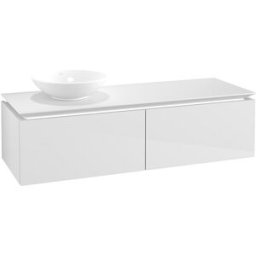 Villeroy und Boch Villeroy & Boch Legato Villeroy & Boch B613L0DH 140x38x50cm, avec éclairage LED, Glossy White