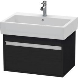 Duravit Ketho meuble sous-vasque KT668401616 65 x 44 cm, Eiche schwarz , 2000 coulissant, suspendu