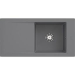 Villeroy und Boch Villeroy & Boch Timeline évier encastrable 679001SL avec jeu de déchets et fonctionnement manuel, Stone