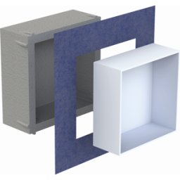 Schedel Multistar vision niche insert BOX3030 300 x 300 x 120 mm, sans cadre, bianco blanc