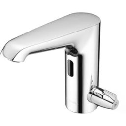 Schell Xeris E-T électronique de lavabo 002340699 chrome, fonctionnement sur secteur, pour eau mitigée, avec alimentation dissimulée