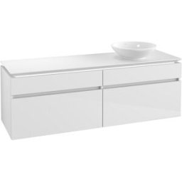 Villeroy und Boch Villeroy & Boch Legato Villeroy & Boch B598L0DH 160x50x50cm, avec éclairage LED, Glossy White
