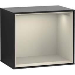 Villeroy und Boch Villeroy et Boch module d' Finion G580HHPD 41.8x35.6x27cm, Emotion, étagère Sand mat, laqué noir mat