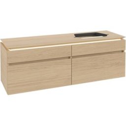 Villeroy und Boch Villeroy & Boch Legato Villeroy & Boch B766L0VJ 160x55x50cm, avec éclairage LED, Nordic Oak