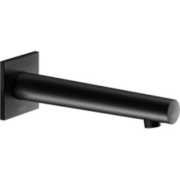 Keuco IXMO électronique mitigeur lavabo 59517371142 noir mat, encastré, fonctionnement sur secteur, saillie 225mm, rosace carrée