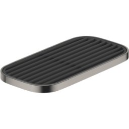 Dornbracht étagère modèle mural 83481970-99, sans insert de grille, 200 mm, platine noir mat
