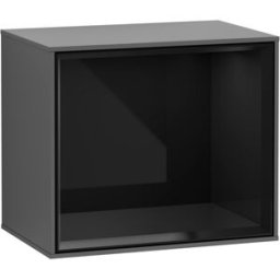 Villeroy und Boch Villeroy et Boch module d' Finion F580PHGK 41.8x35.6x27cm, étagère Glossy Black, Anthracite matt