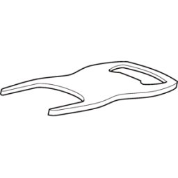 Clé Geberit pour urinoir 599507000 pour insert Kerafresh