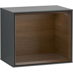Villeroy und Boch Villeroy et Boch module d' Finion F590GNHG 41.8x35.6x27cm, station de charge, étagère Walnut Veneer , Midnight Blue Matt Lacquer