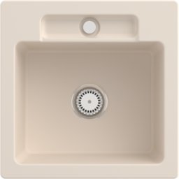 Villeroy und Boch Villeroy et Boch Siluet évier 334501FU avec garniture de vidage et commande manuelle, ivoire