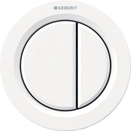 Geberit WC control Typ 01 116050111 pneumatique, double chasse, pour Meuble salle de bain , plastique, blanc -alpin